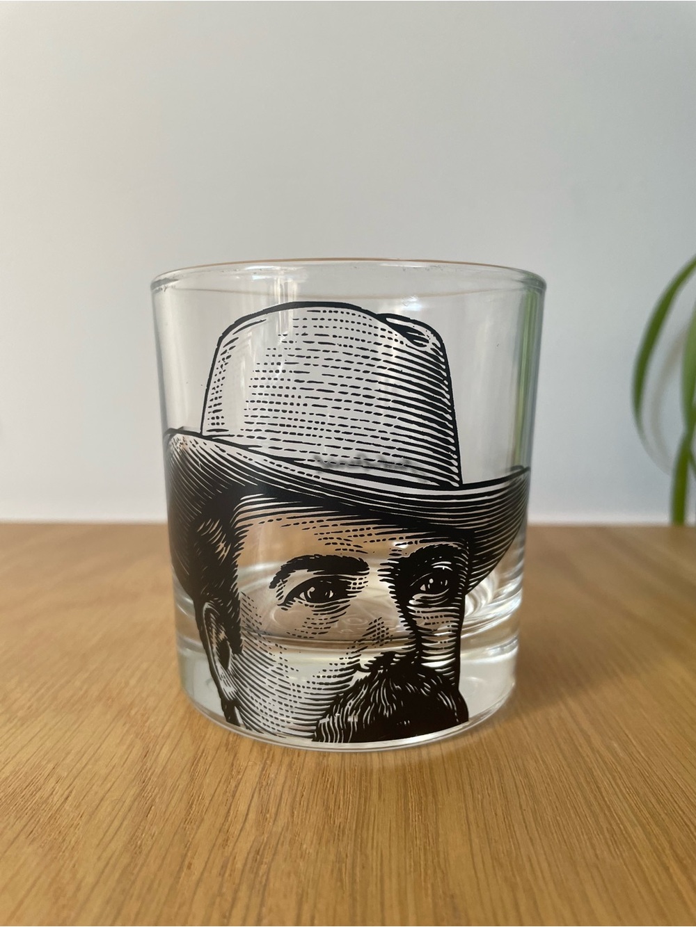 Jack Daniels Whiskey Old No 7 Tumbler Glass Limited Edition Face of the Founder